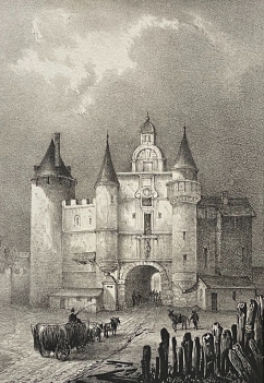 paris_le_grand_chatelet_rue_saint_denis_gravure_1839_france