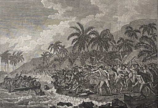 hawai_1817_???_mort_du_capitaine_james_cook_a_kealakekua,_troisieme_voyage