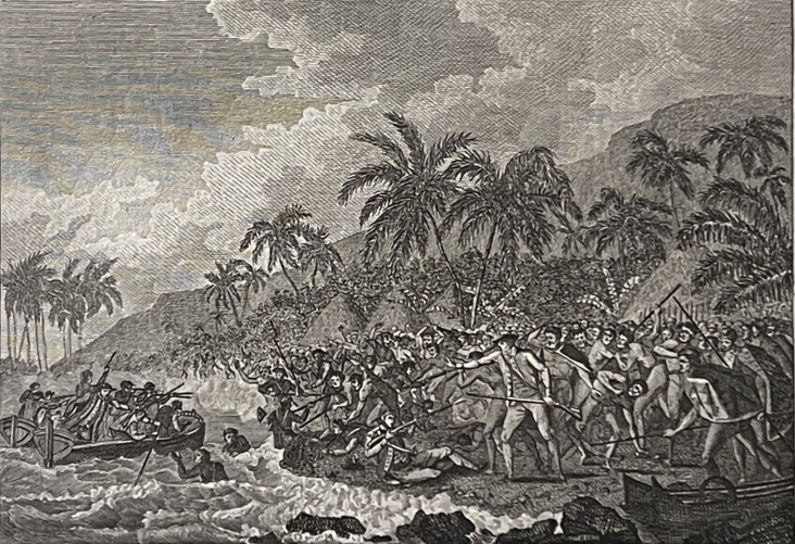hawai_1817_???_mort_du_capitaine_james_cook_a_kealakekua,_troisieme_voyage