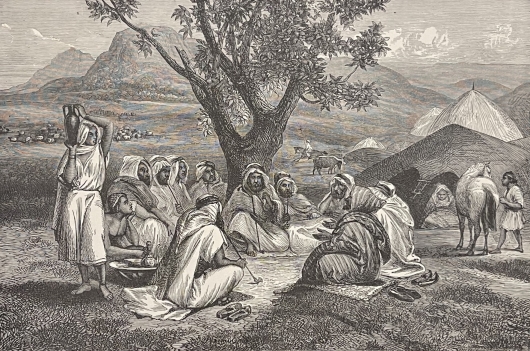 israel_palestine_un_conteur_arabe_gravure_en_xylographie_1892_xix_e