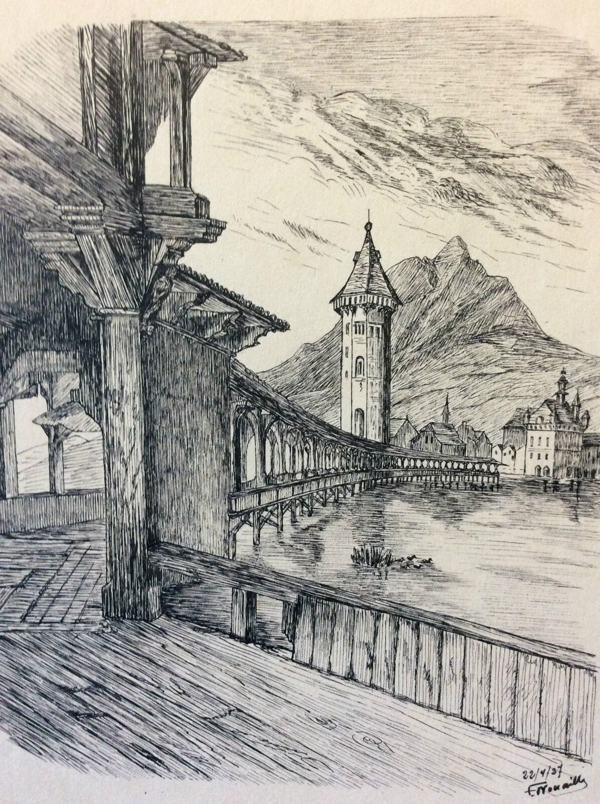 superbe_pont_encre_signe_f__nouaille_janvier_1927_a_identifier_suisse_?_france