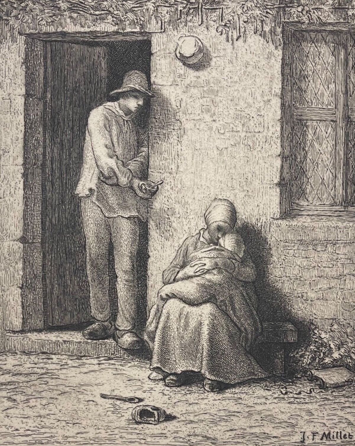 jean-francois_millet_lenfant_malade_par_charles_pinet_barbizon_pointe_seche