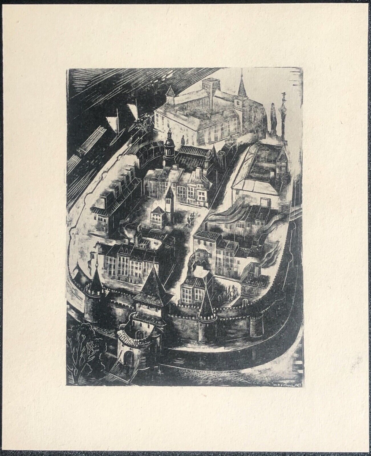 marian_puchalski_1912-1970_ancienne_varsovie_pologne_polska_xylographie_c_1944