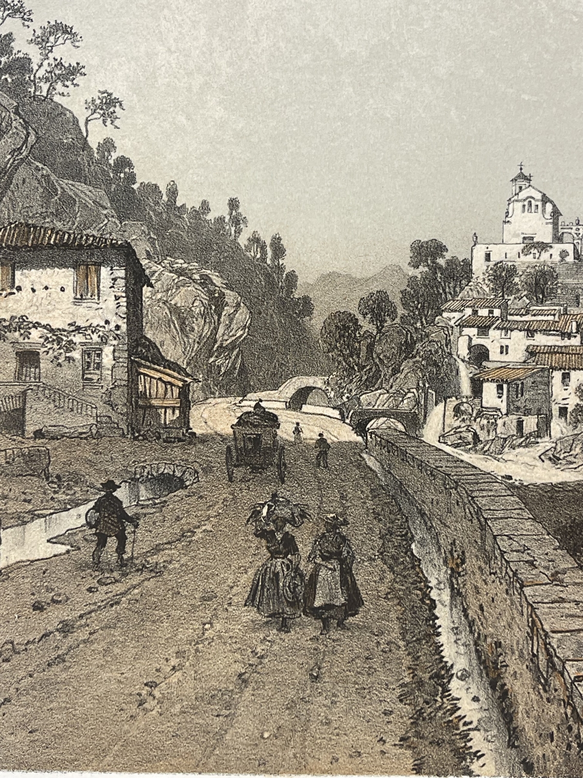 nice_france_chateau_st_andre_antique_engraving_benoist_1864_alpes-maritimes