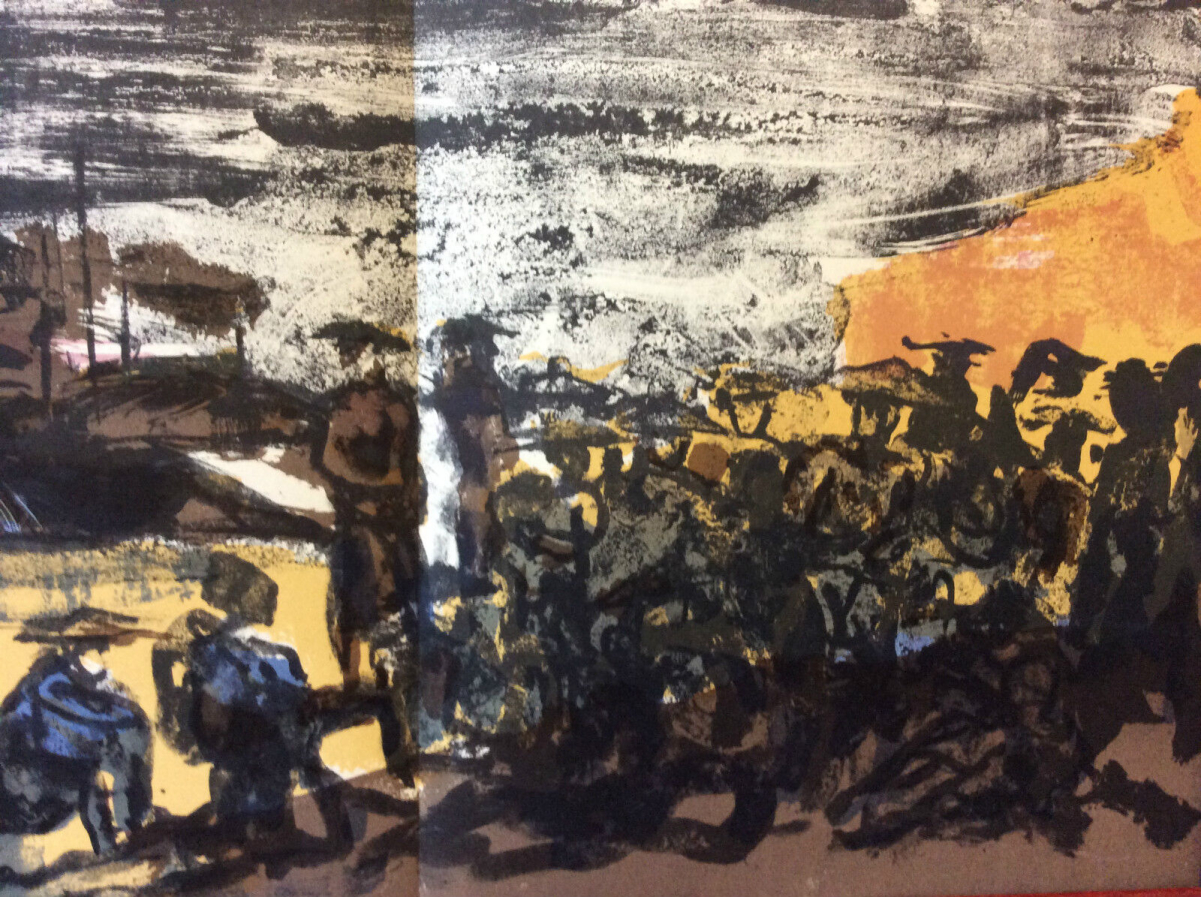 walter_spitzer_lithograhie_originale_les_conquerants_andre_malraux__