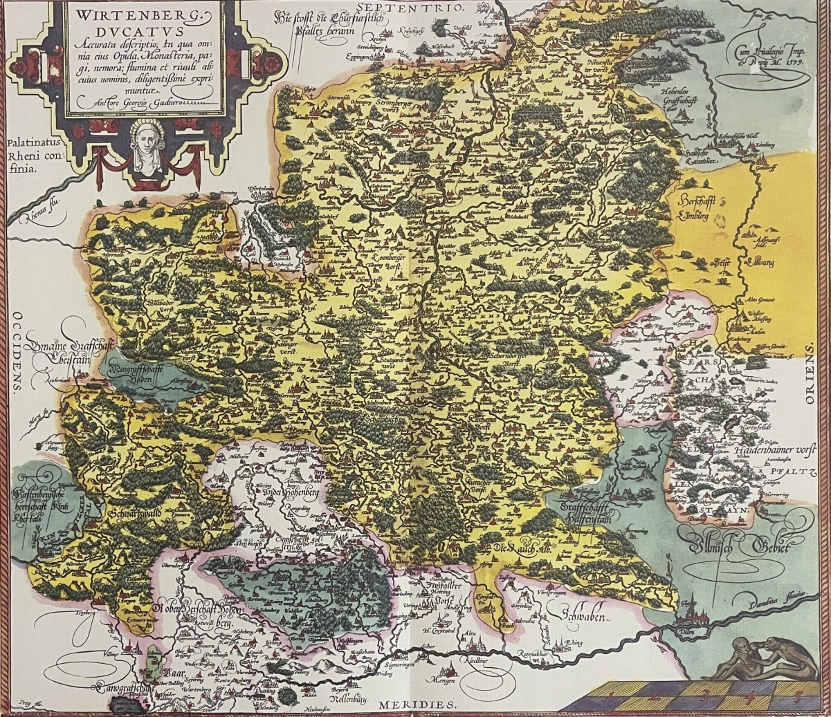 allemagne_wirtenberg_carte_abraham_ortelius_1584_tirage_de_1969_bade-wurtemberg