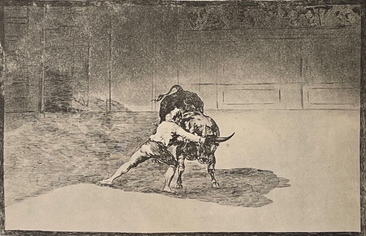 francisco_goya_1746-1828_espagne_tauromachie_taureau_fac-simile_15_c_1982