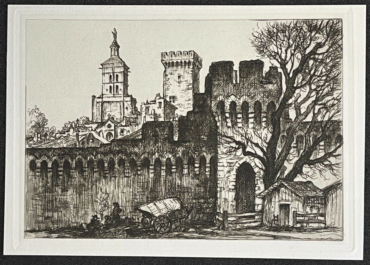 avignon_vers_1930_pointe_seche_de_maurice_robert_rhone_france