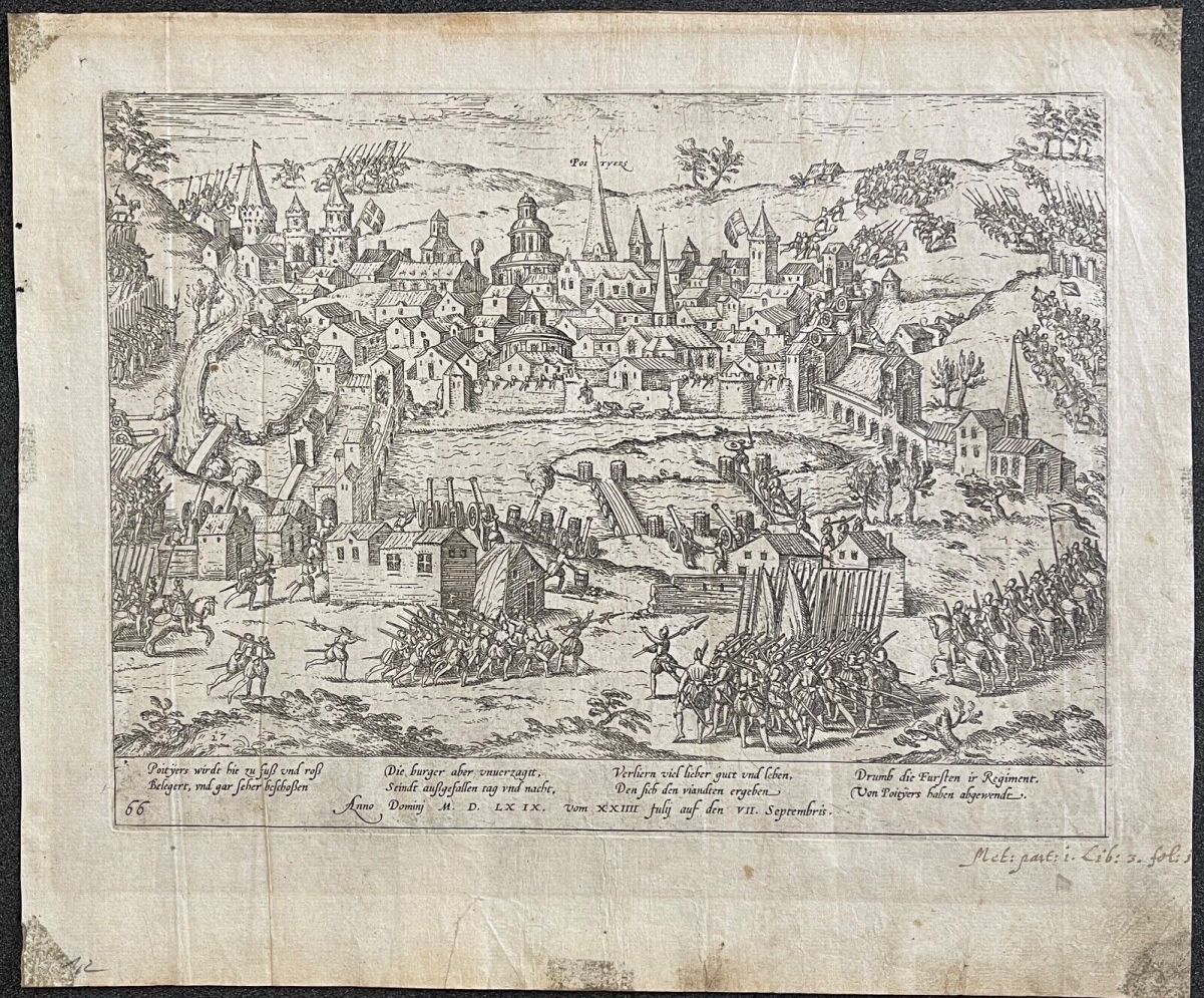 siege_poitiers_1569_guerre_protestant_catholique_frans_hogenberg_vers_1580_xvie