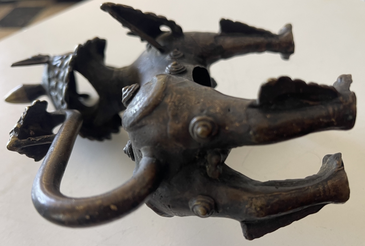 chine_pair_antique_chinese_bronze_mythical_guardian_beasts_male_female_19th