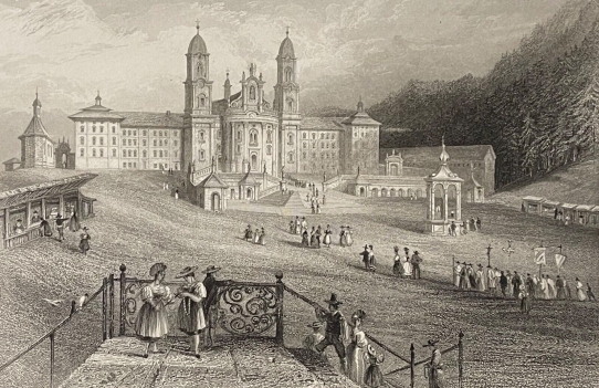 einsiedeln_abbaye_canton_de_schwytz__switzerland_1836_suisse_benedictin