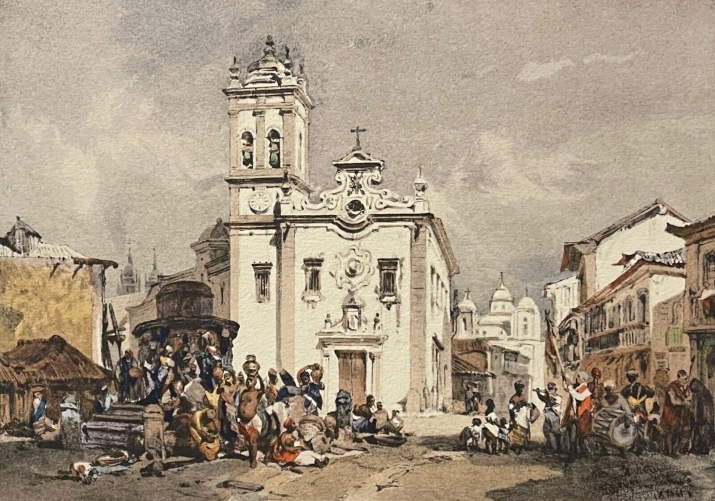 bresil_rio_de_janeiro_largo_de_santa_rita_en_1844_gravure_milieu_xxe