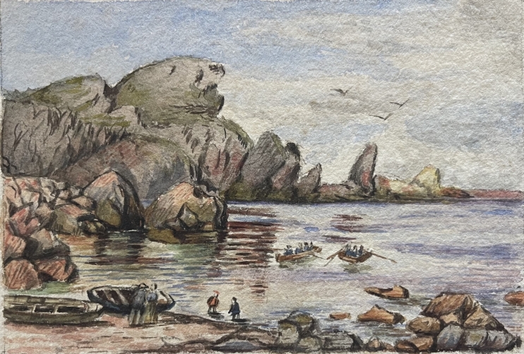 italie_aquarelle_1888_cote_italienne_ligurie_paysage_marin_peint_a_florence