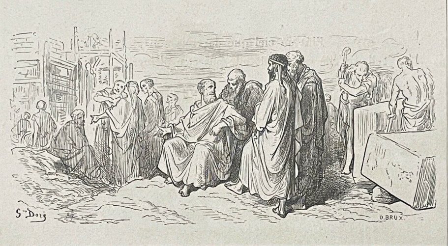socrate_enseignement_philosophie_dapres_gustave_dore_xylographie_par_brux_1868