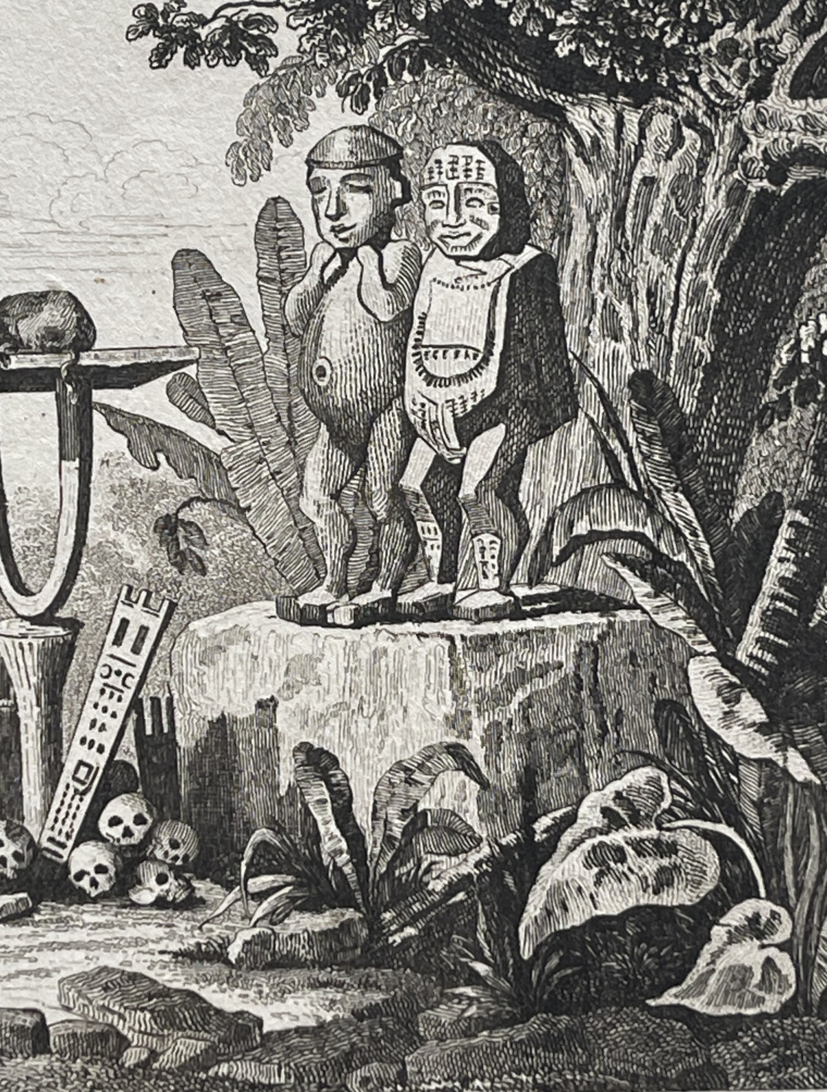 tahiti_tiki_idols_sacred_altar_engraving_1836_polynesia_polynesie_france