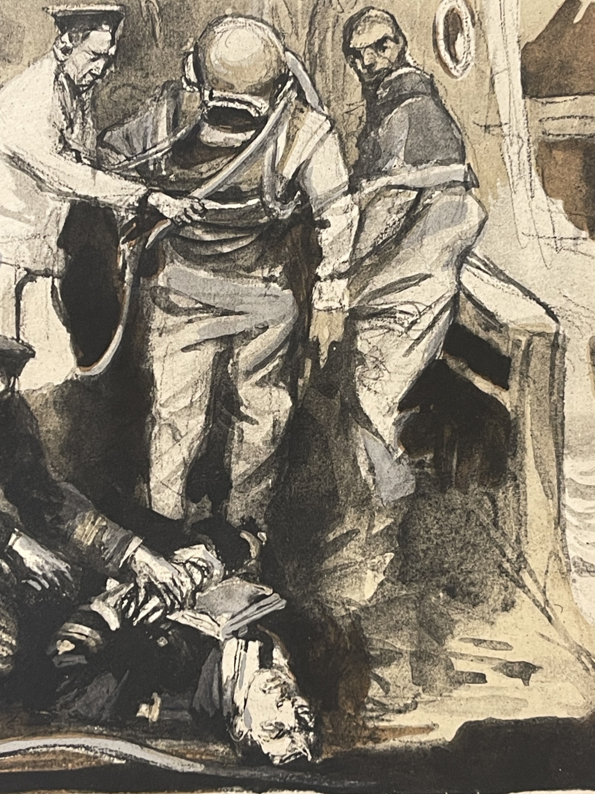 scaphandrier_recuperant_des_documents_secrets_guerre_14-18_aquatinte_vers_1920