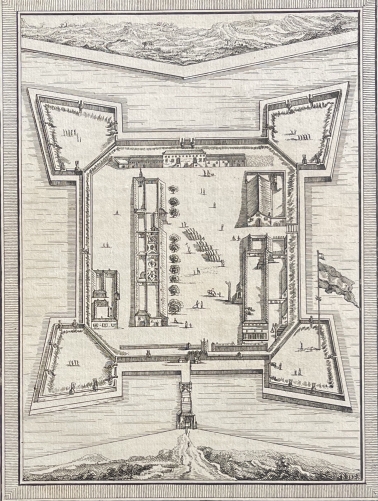 inde_asie_fort_hollandais_de_paliacate_gueldre_pulicat_gravure_1750_asia_india