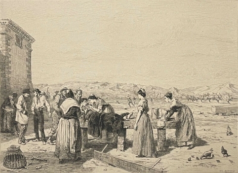 le_blesse_provence_pointe_seche_de_burnand_1884_france