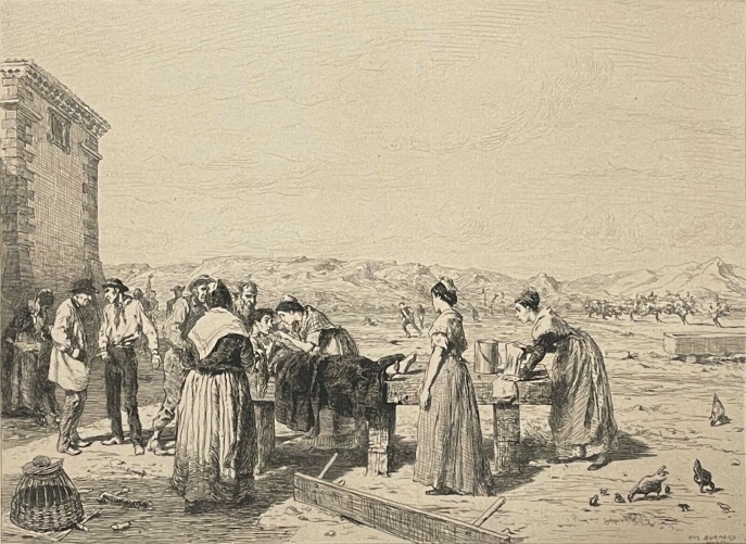 le_blesse_provence_pointe_seche_de_burnand_1884_france