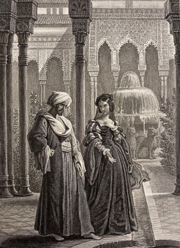 le_dernier_des_abencerrages_tribu_arabe_maure_royaume_de_grenade_1863_espagne