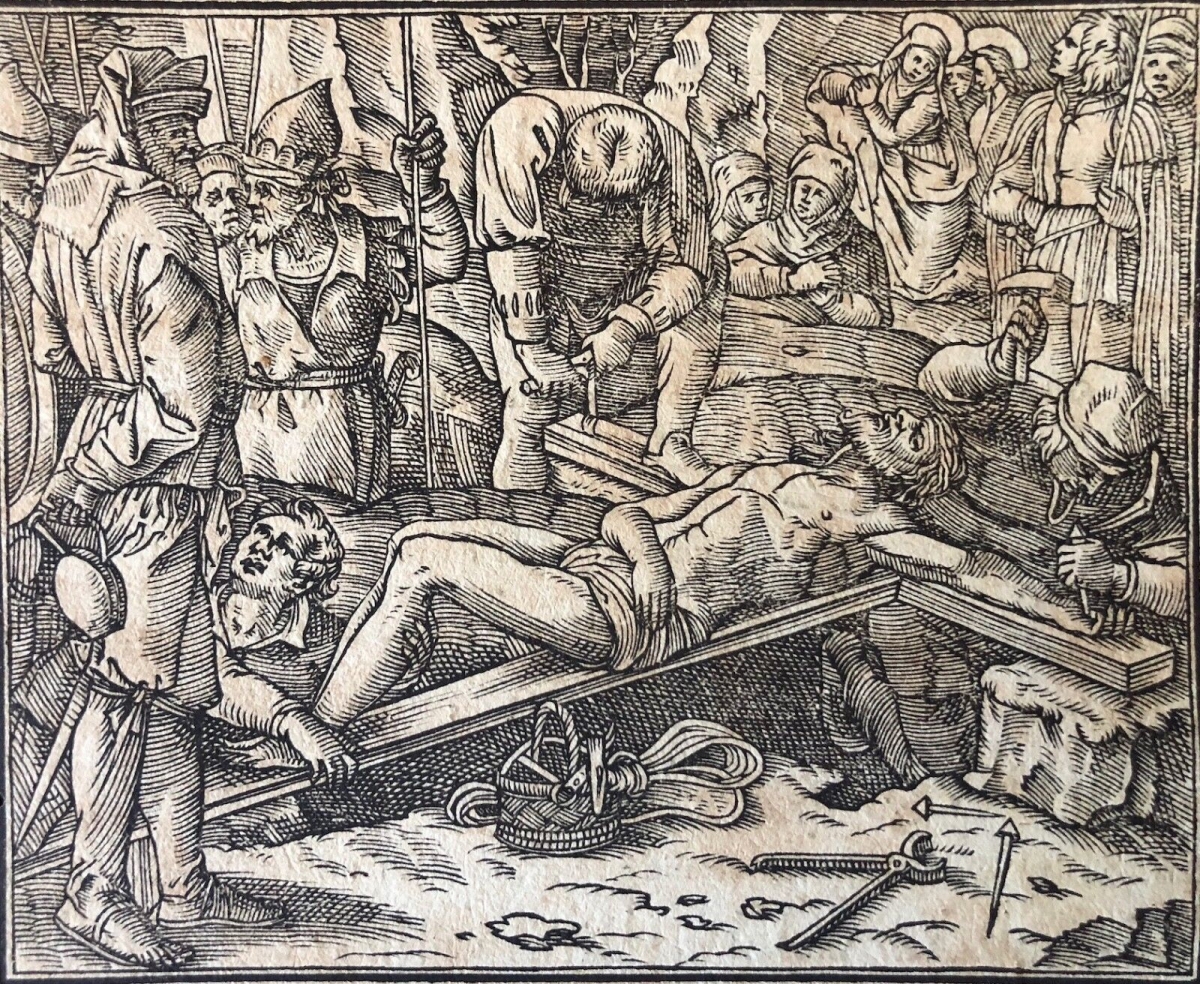 gospels_in_arabic_raimondi_1591_tempesta_parasole_evangiles_arabe_crucifixion