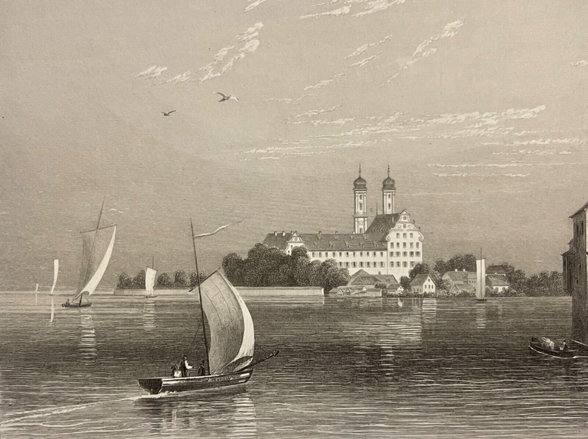 friedrichshafen_sur_le_lac_de_constance_allemagne_lithographie_vers_1850