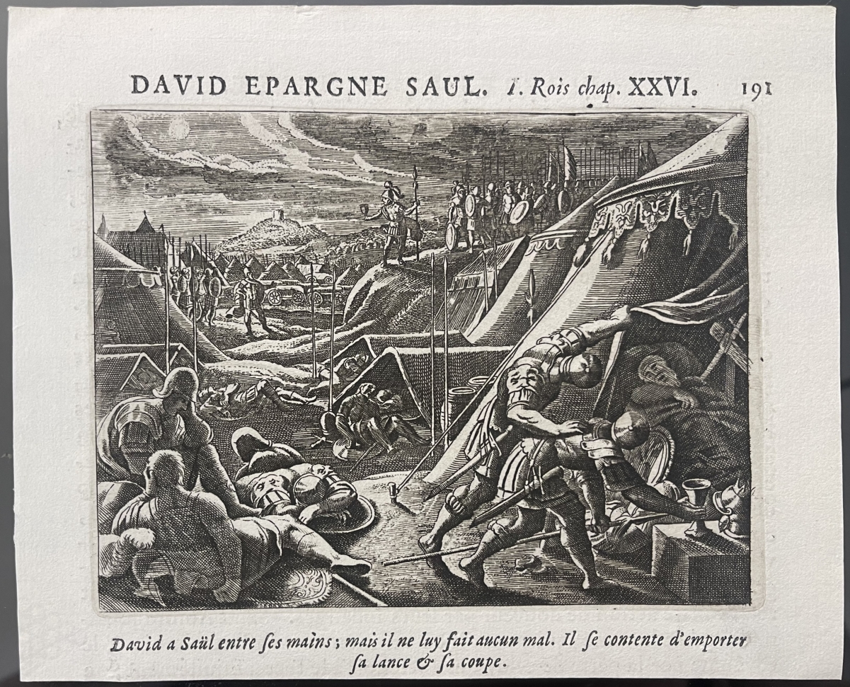 david_a_saul_entre_ses_mains_gravure_de_1619_israel
