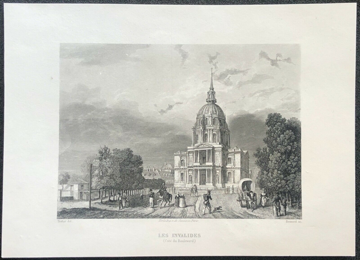 paris_hotel_des_invalides_gravure_lithographie_vers_1840_france__