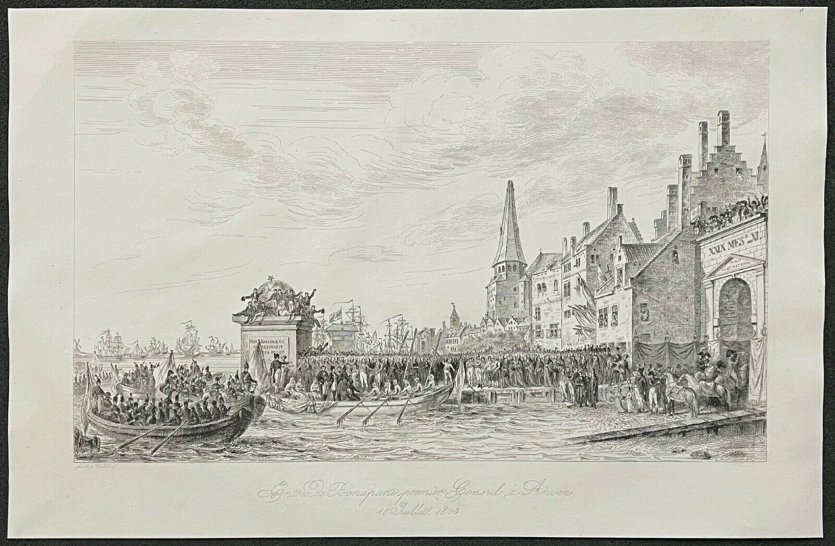 anvers_belgique_entree_de_bonaparte_premier_consul_1803_gravure_1840_france