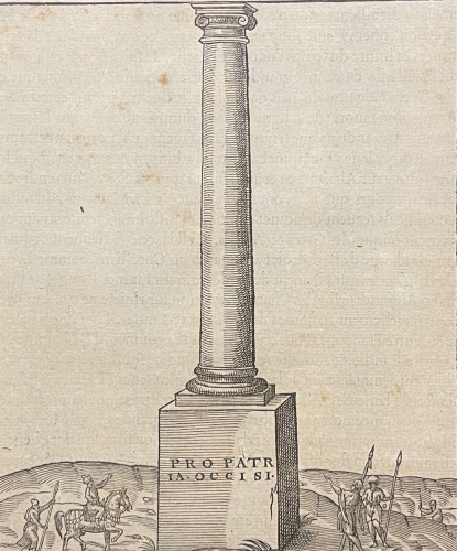 egypte_colonne_de_pompee_alexandrie_andre_thevet_1504-1592_gravure_1575
