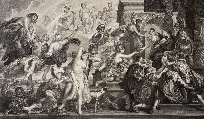 rubens_apotheose_d_henry_iv_regence_de_marie_de_medicis_lithographie_c_1868
