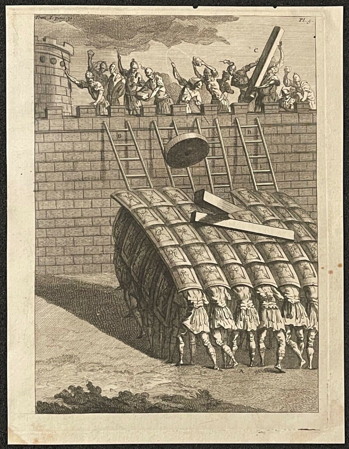 italie_rome_soldat_romain_formant_une_tortue_avec_leurs_boucliers_gravure_1721