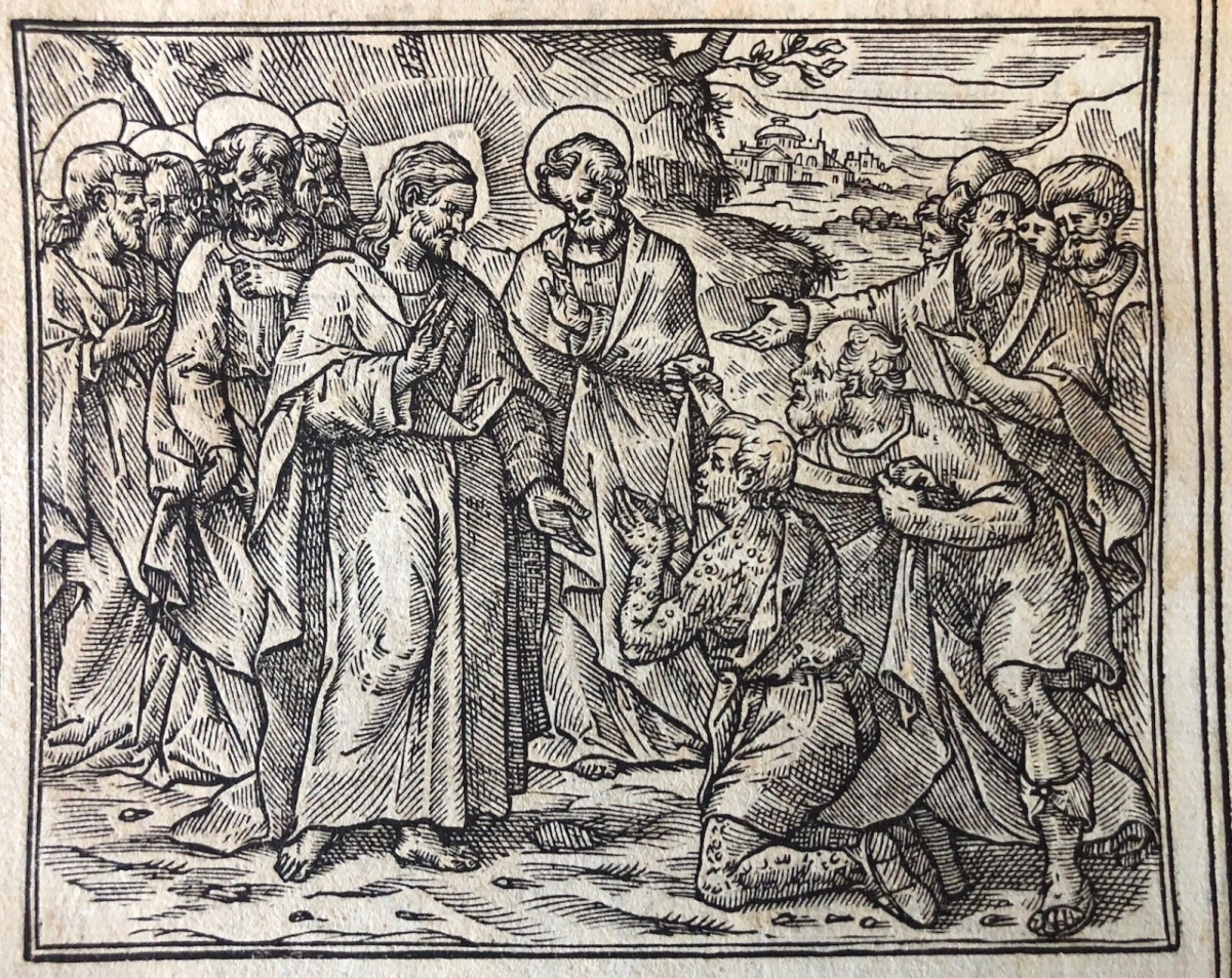 evangiles_arabe_raimondi_1591_tempesta_parasole_christ_guerissant_un_lepreux