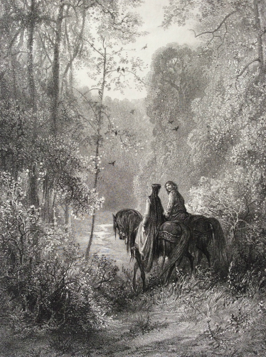gustave_dore_gravure_les_idylles_du_roi_alfred_tennyson_1869_roi_arthur_xix_eme