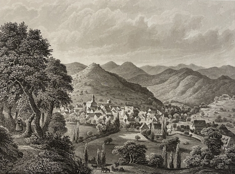 kandern_lorrach_bade-wurtemberg_allemagne_rhin_rhein_gravure_de_1863