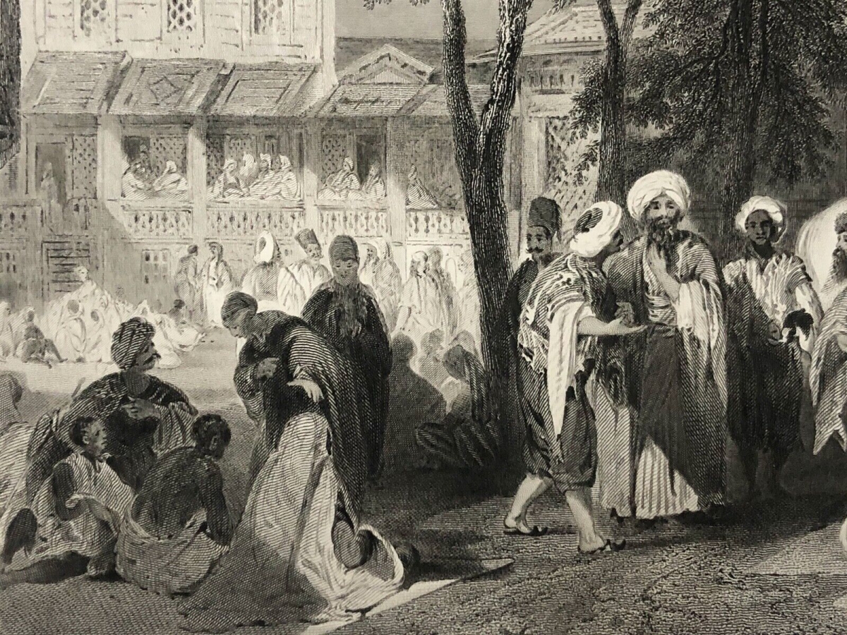 turquie_avrat_bazaar_or_slave_market_istanbul_constantinople_türkiye_1840