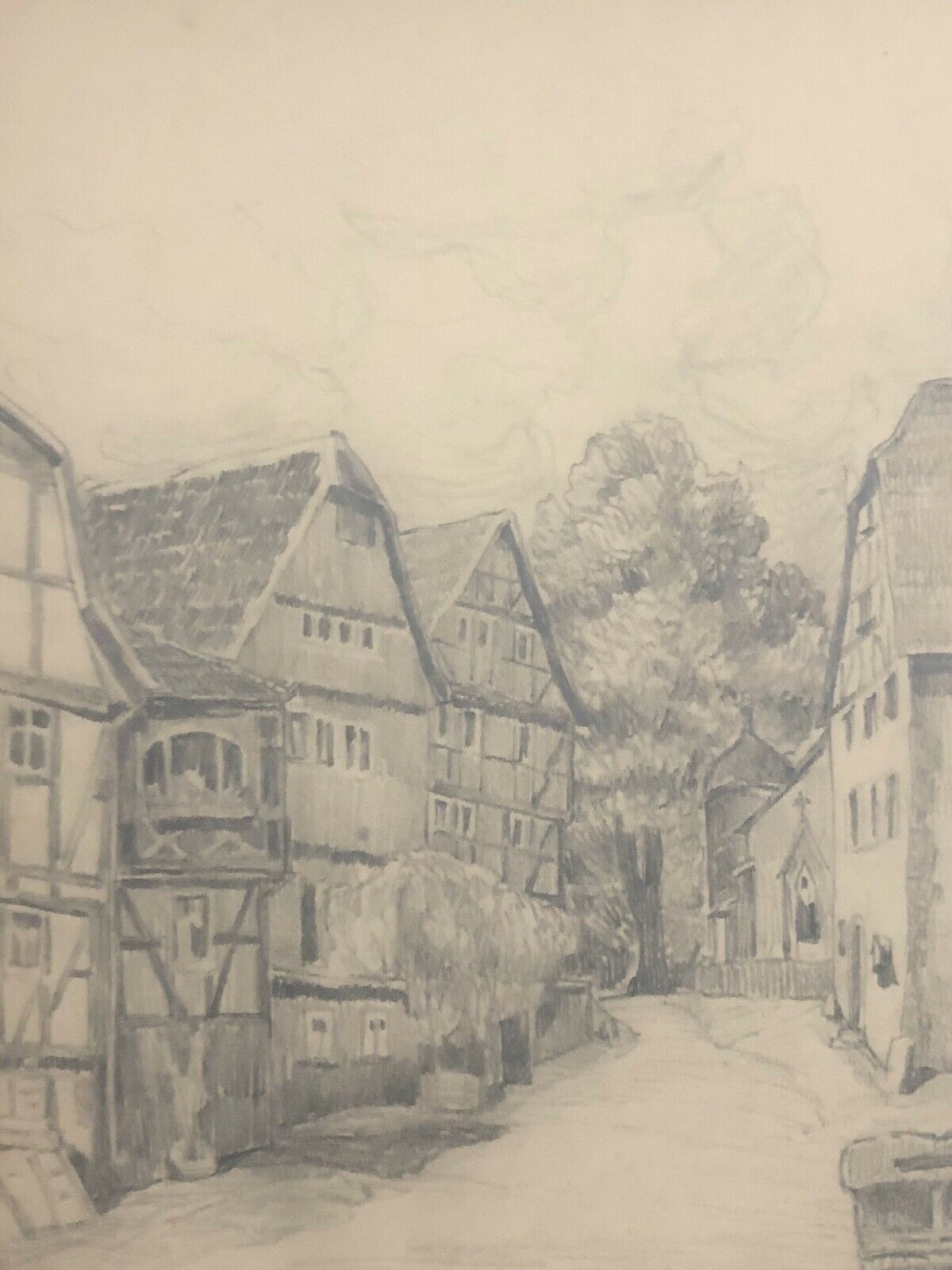 schutz_verbandsgemeinde_daun_grand_dessin_au_graphite_de_1916_allemagne