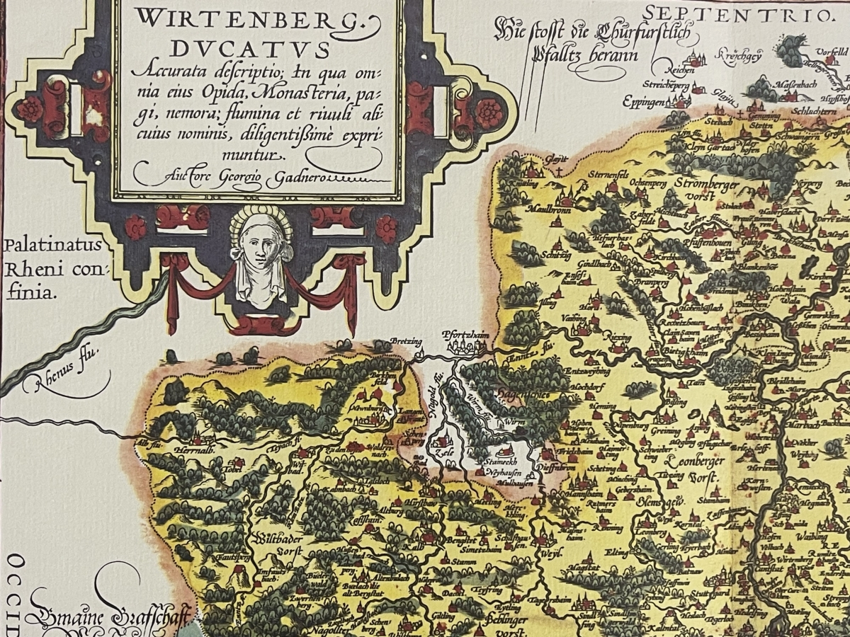 allemagne_wirtenberg_carte_abraham_ortelius_1584_tirage_de_1969_bade-wurtemberg