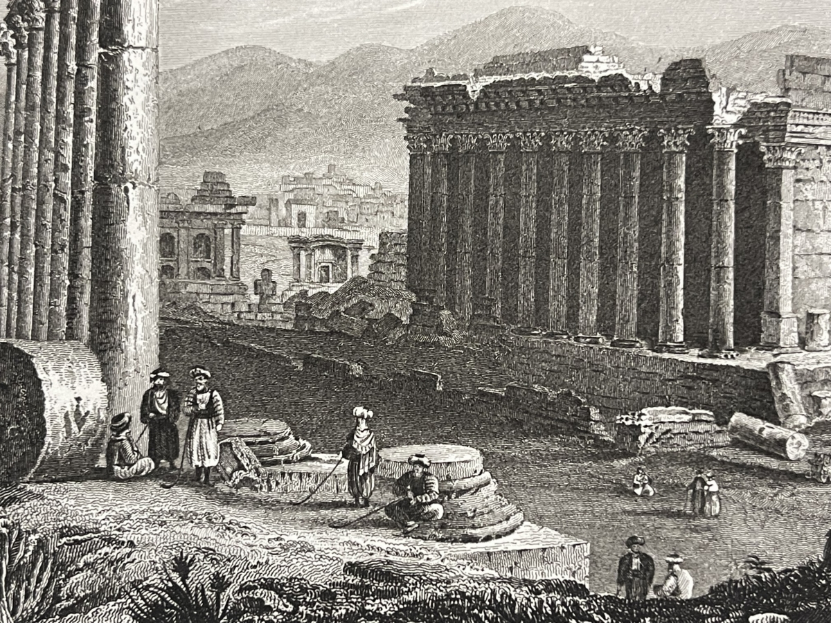 baalbek_temple_romain_de_bacchus_liban_gravure_par_aubert_1840