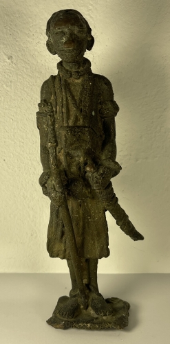 dogon_bronze_guerrier_1kg375_grammes_piece_ancienne_mali_afrique