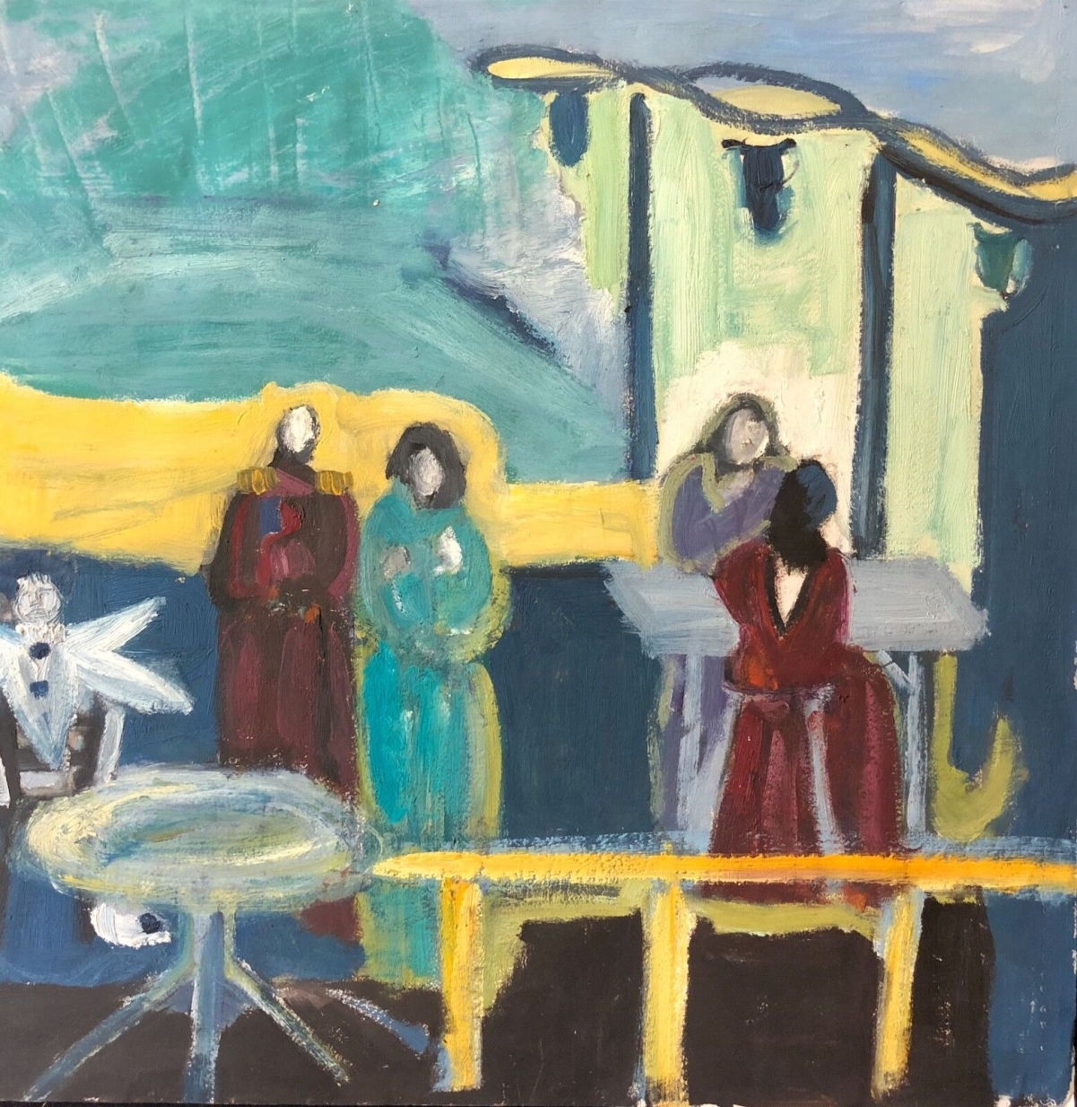 art_contemporain_grande_gouache_fin_du_xxe_48,5_cm_par_49_cm