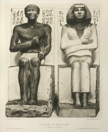 egypte_tombeau_de_meydoum_ra-hotep_et_nefer-t_gravure_xixe_vers_1880