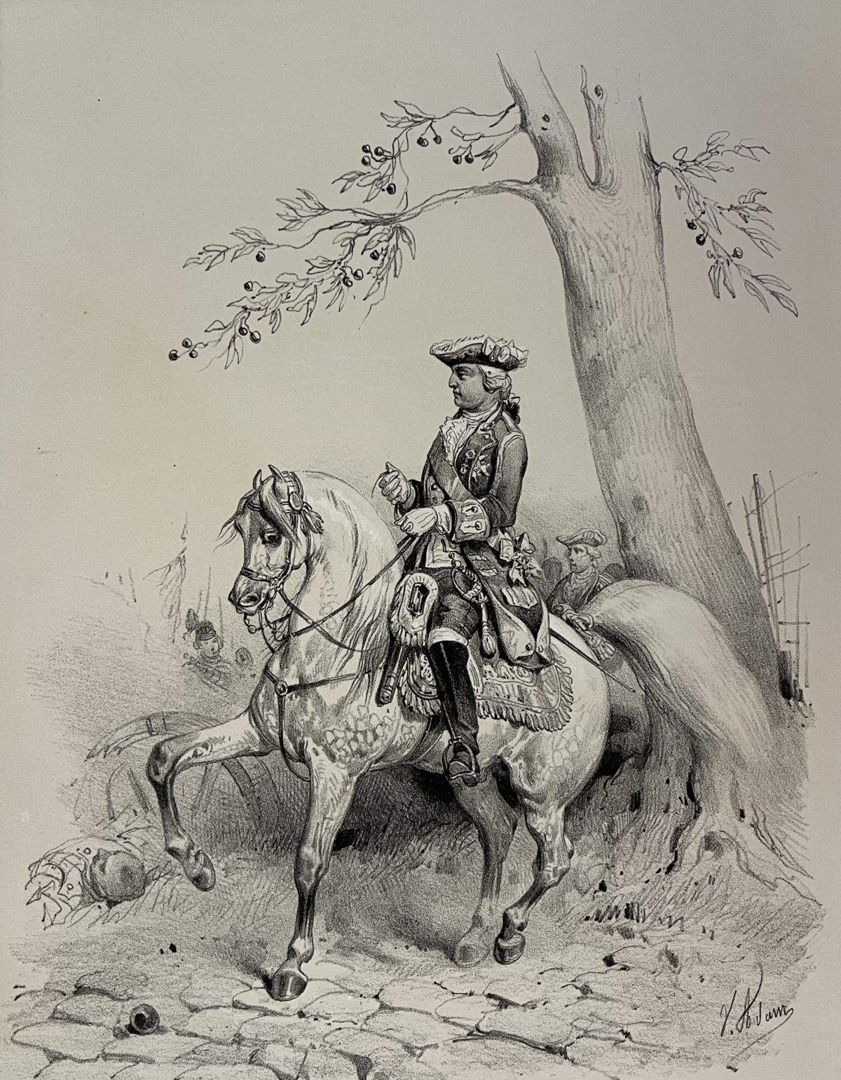 louis_xv_a_la_bataille_de_fontenoy_1745_gravure_vers_1840_france