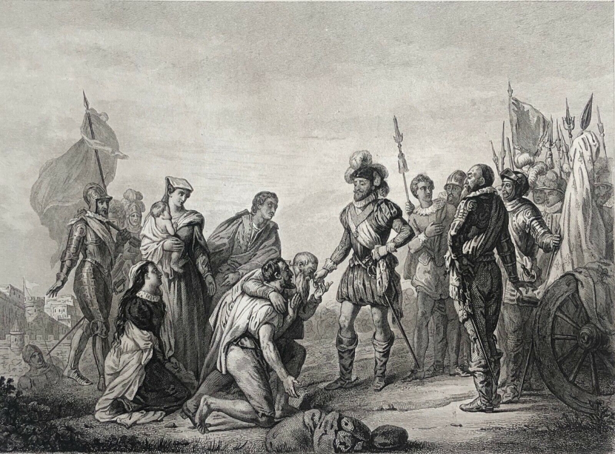 henri_iv_devant_paris_1590_gravure_dapres_rouget_vers_1845