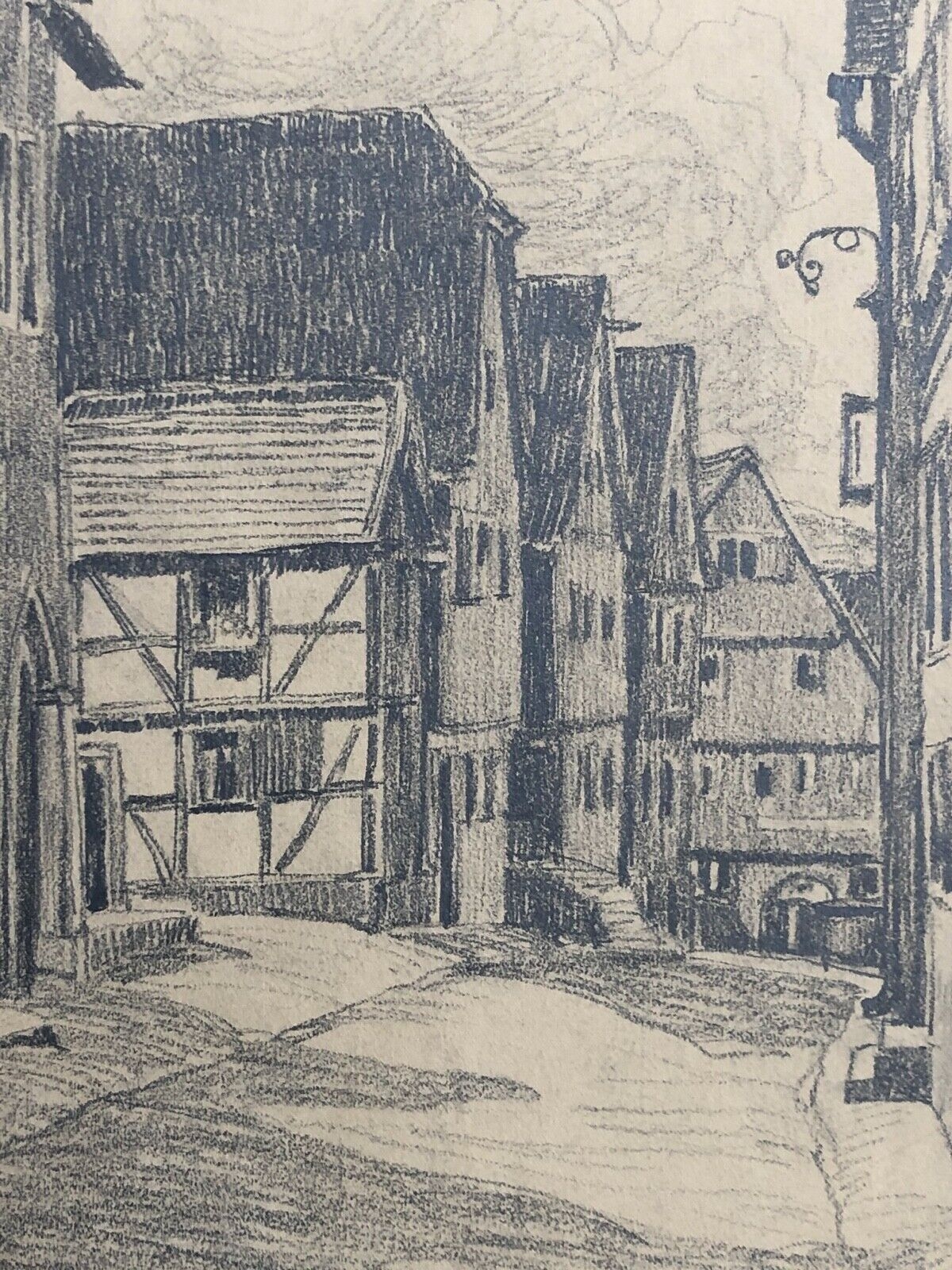 schutz_verbandsgemeinde_daun_grand_dessin_au_graphite_de_1916_allemagne__