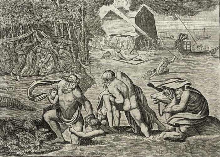 le_deluge_french_engraving_c_1810_arche_de_noe