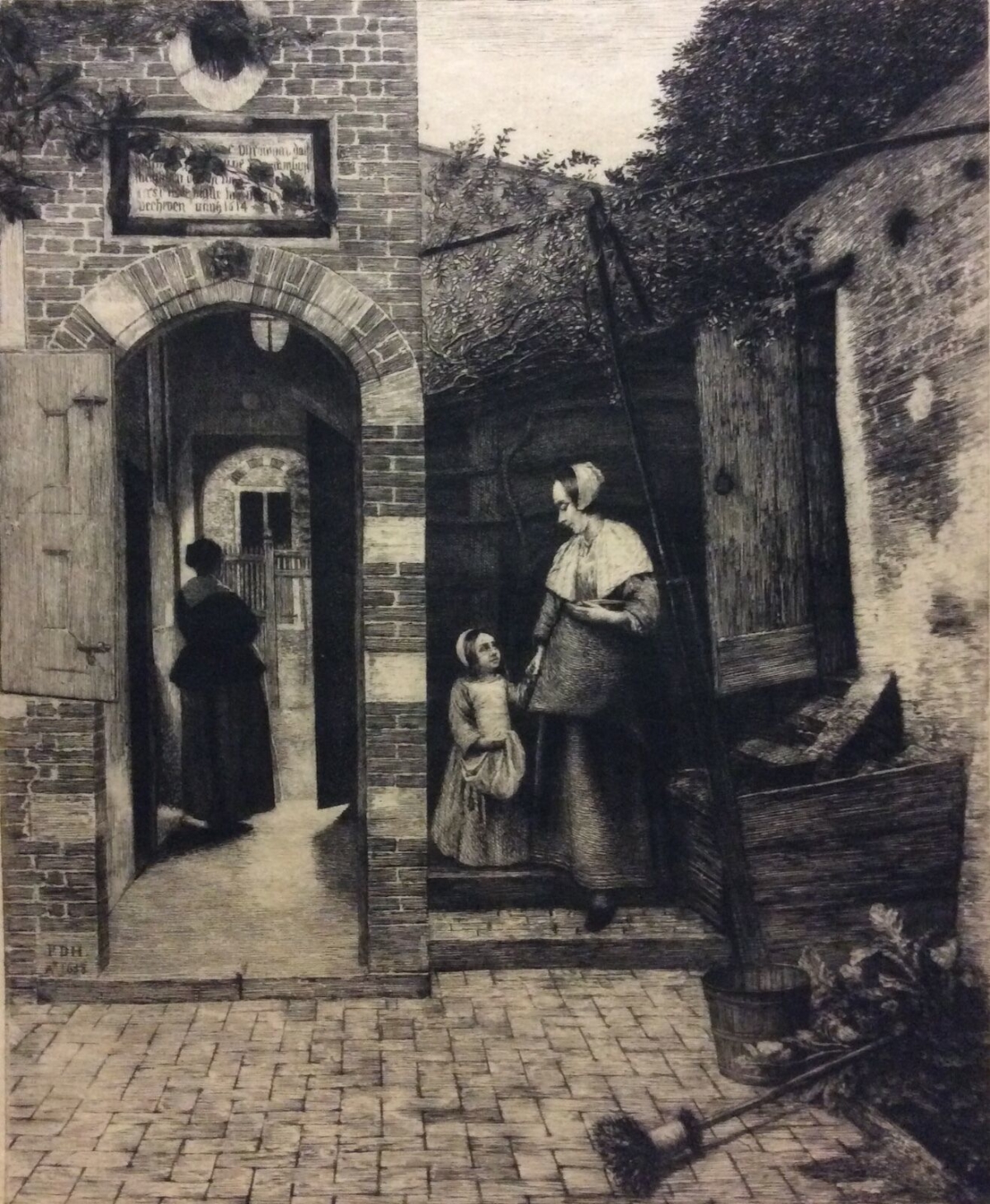 pieter_de_hooch_xixem_cour_de_maison_hollandaise_sculpteur_paul_rajon
