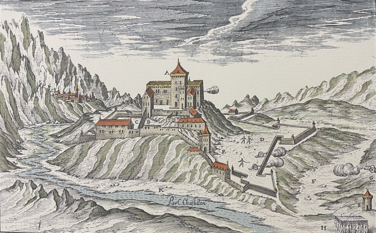 savoie_chateau_saint-jacques_savoie_gravure_xviie_tirage_vers_1970_france