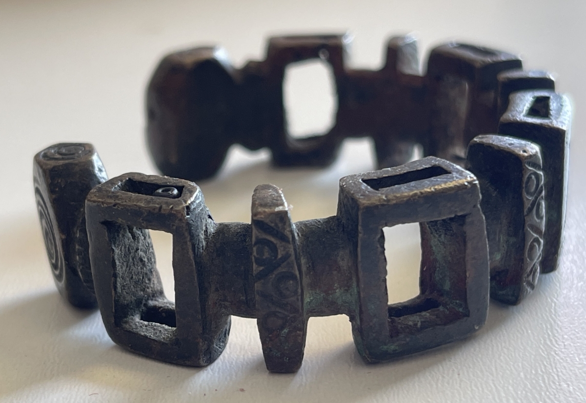 antique_nupe_bronze_cuff_bracelet_nigeria_african_tribal_19th_century