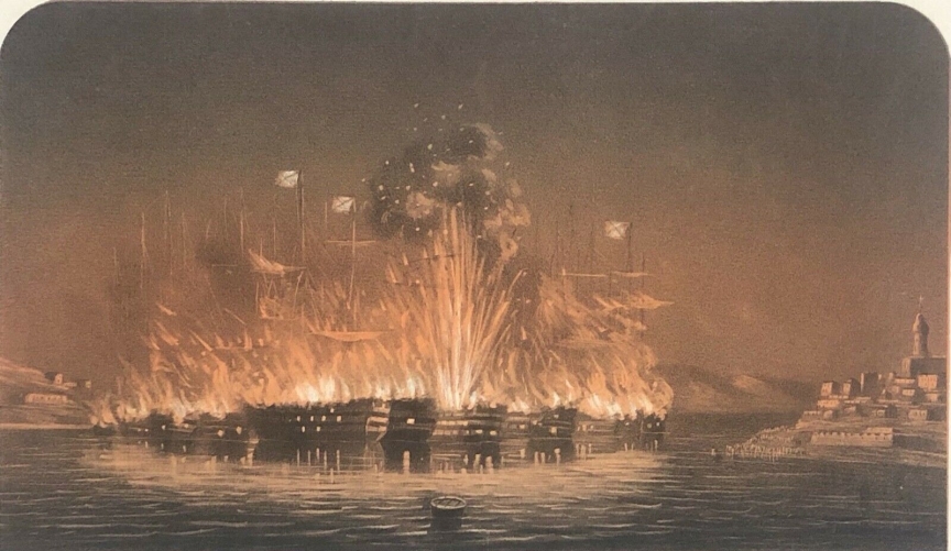 sabordage_flotte_russe_en_1812_forteresse_de_sebastopol_campagne_de_russie